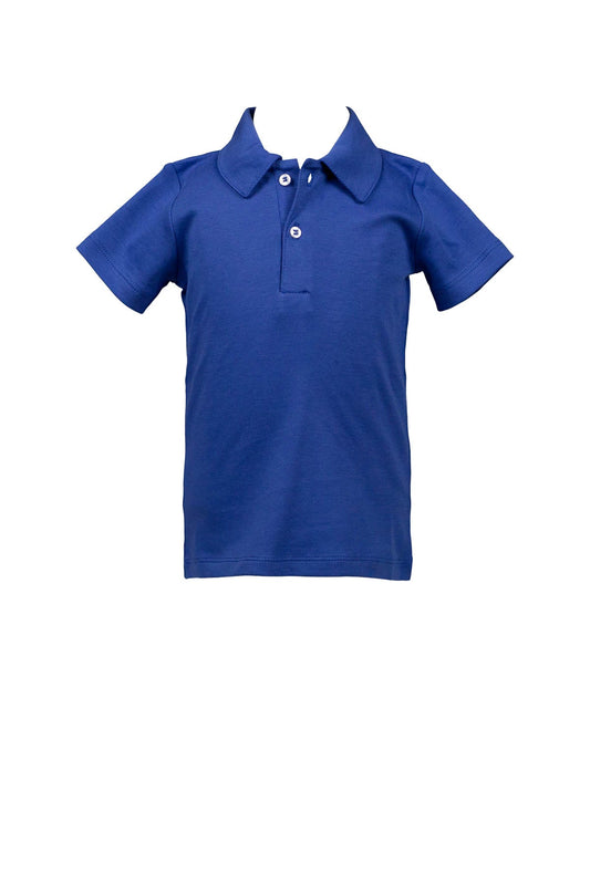 Pima Regatta Blue Polo Shirt by the Proper Peony