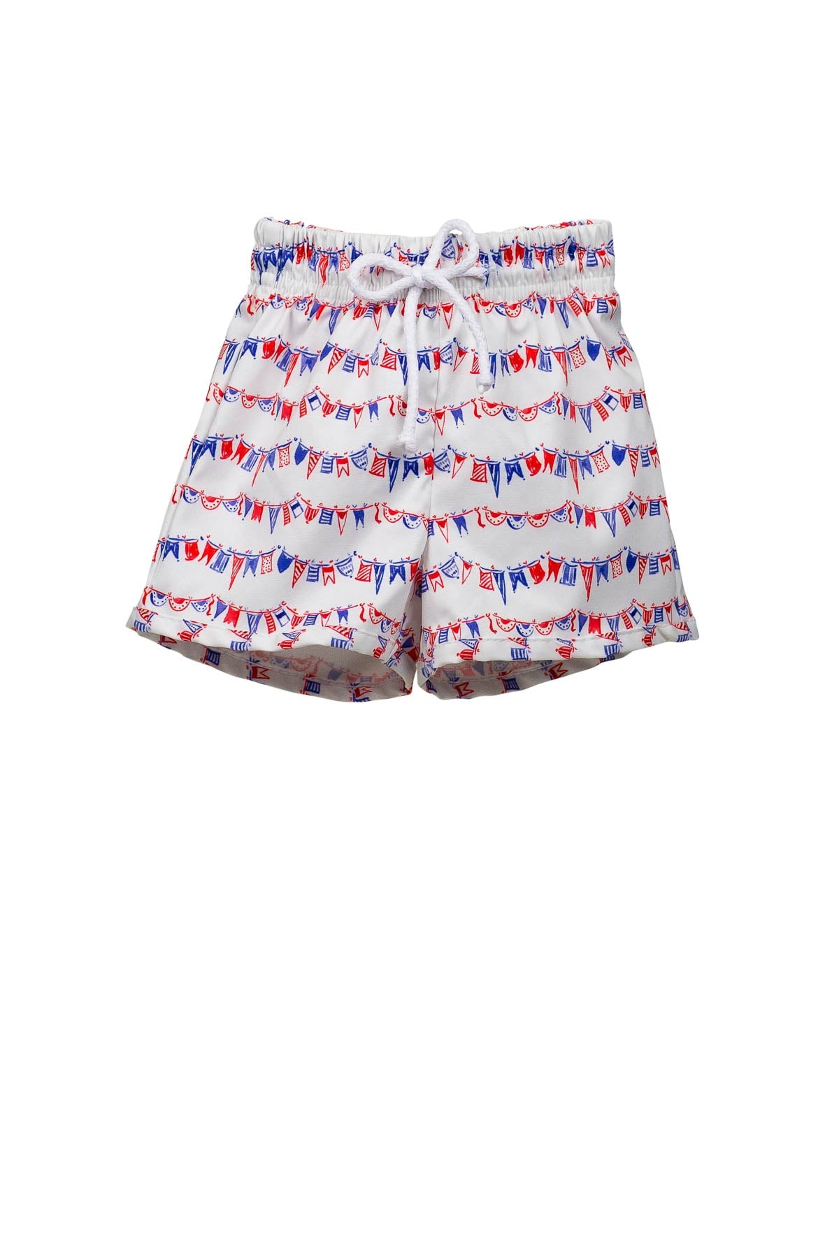 Boys Swim Trunks-Old Glory by the Proper Peony