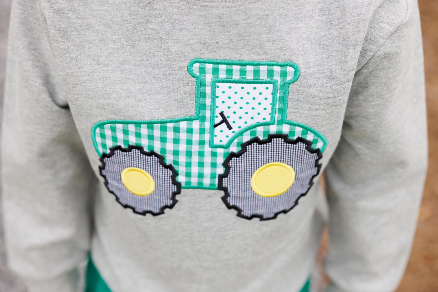 French Terry Pullover - Tractor by Trotter Street Kids