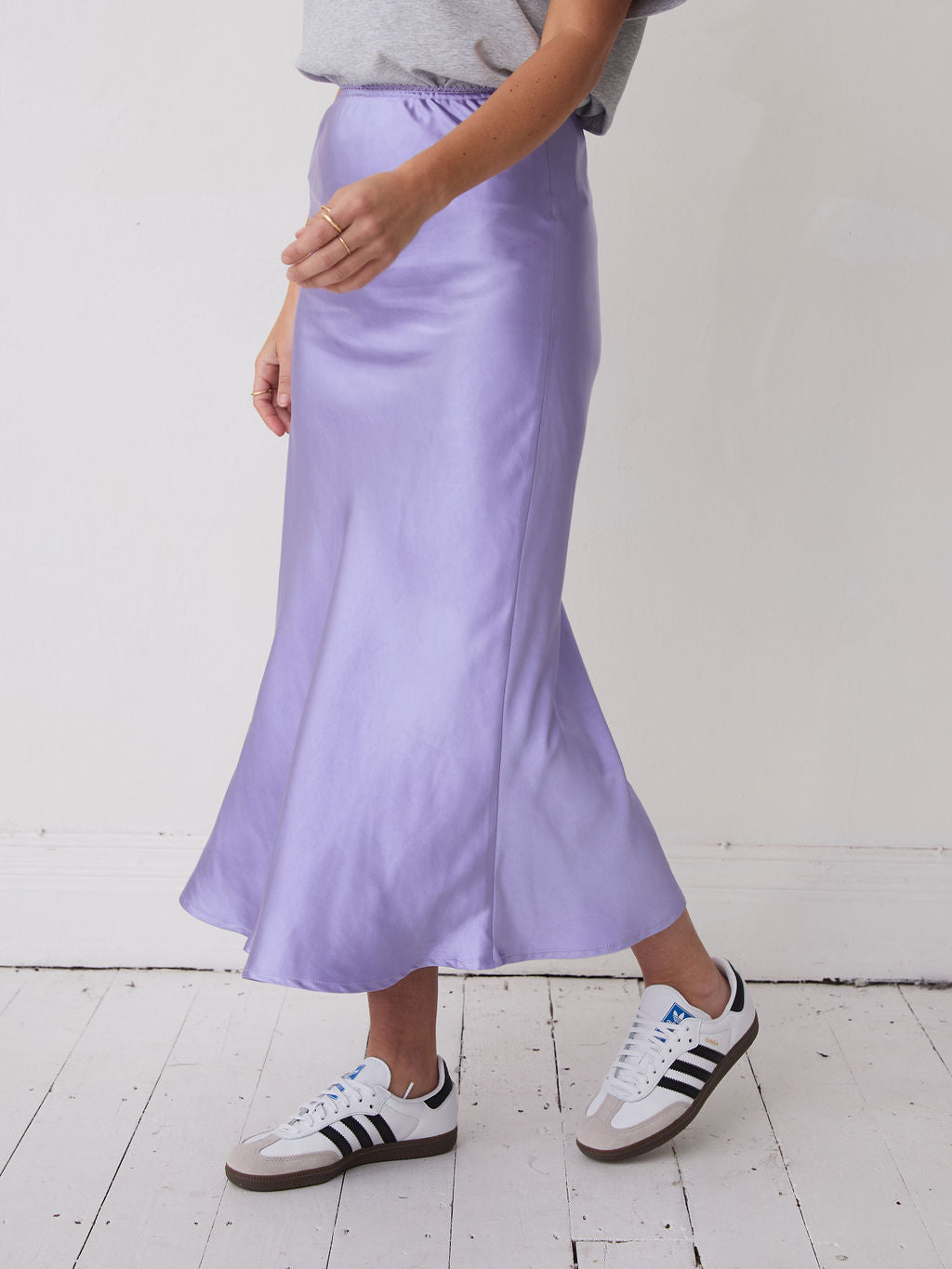 Angel Lilac Midi Skirt