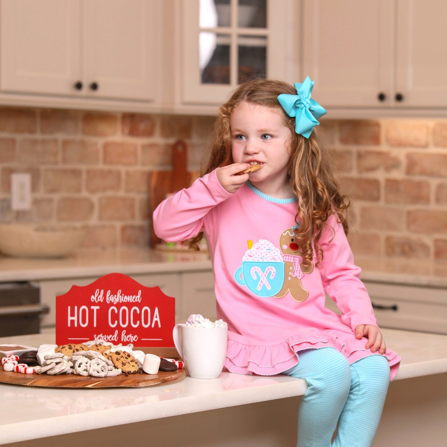 Gingerbread Pants Set by Trotter Street Kids