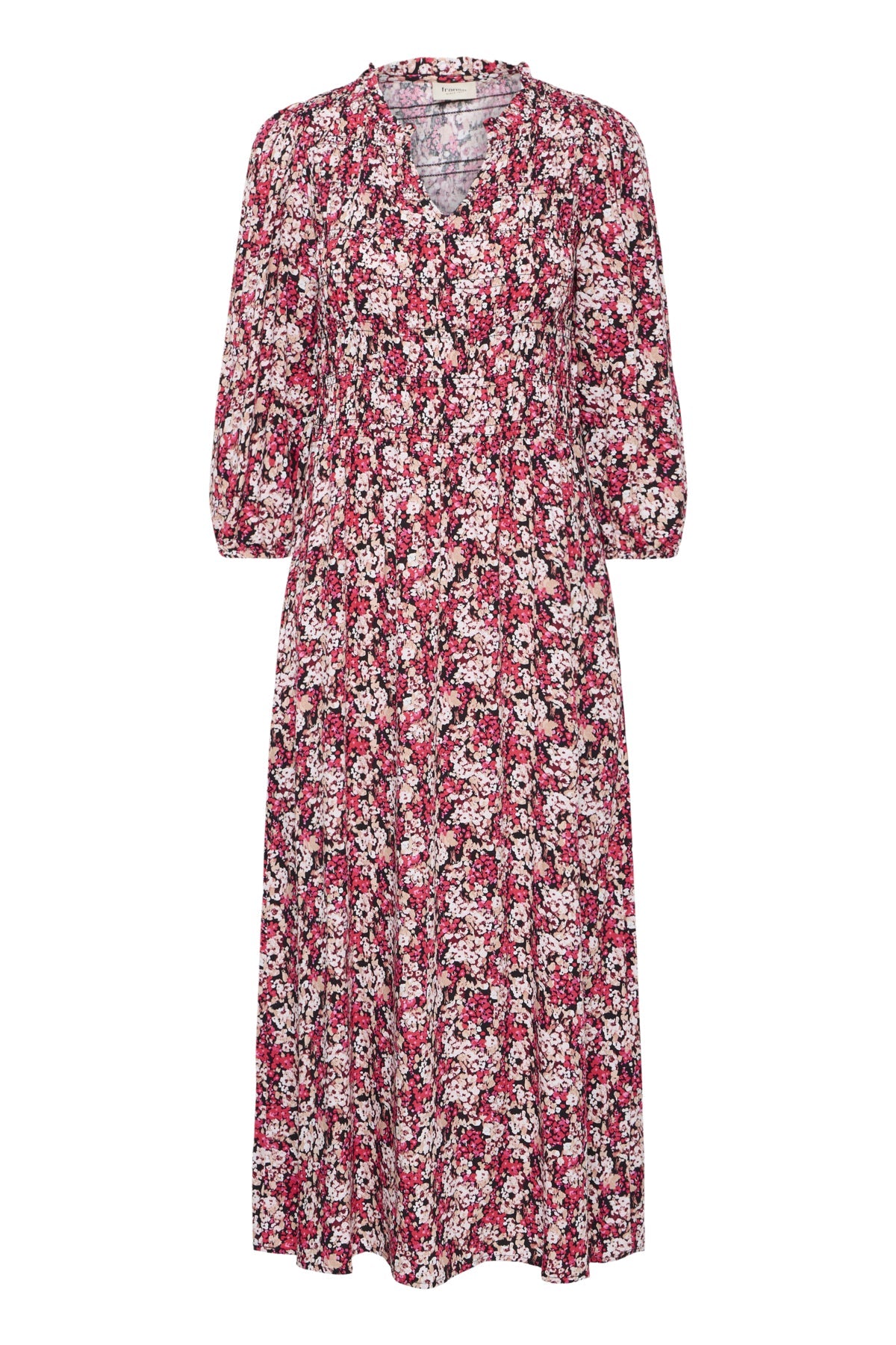Frlalu Pink Floral Dress