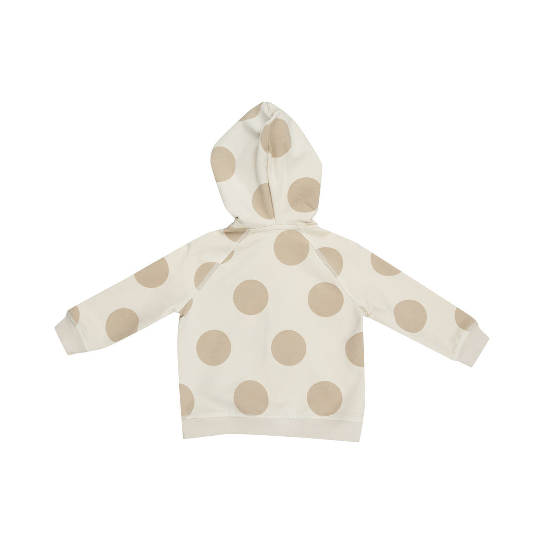 French Terry Beige Dot - Hoodie And Jogger by Angel Dear