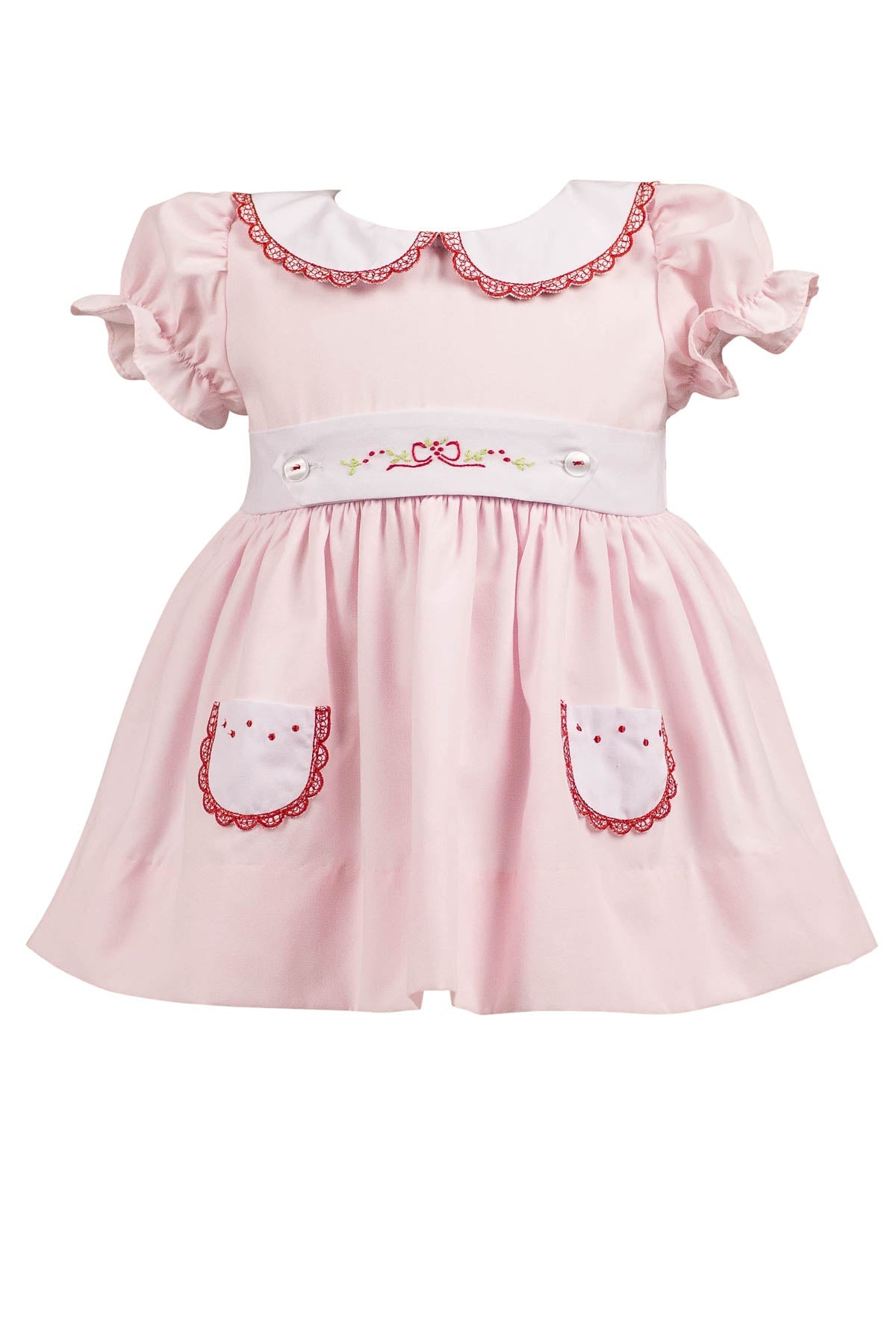 Odette Placard Dress (Pink) by the Proper Peony