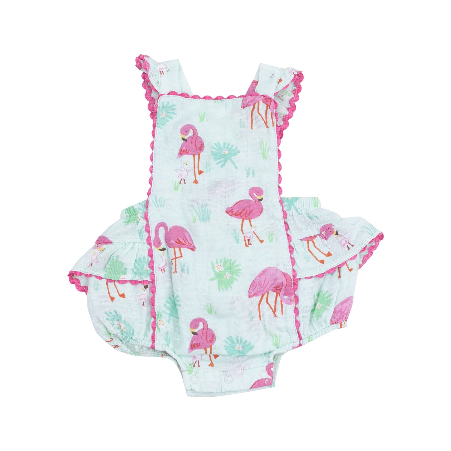 Flamingos Ric Rac Sunsuit by Angel Dear