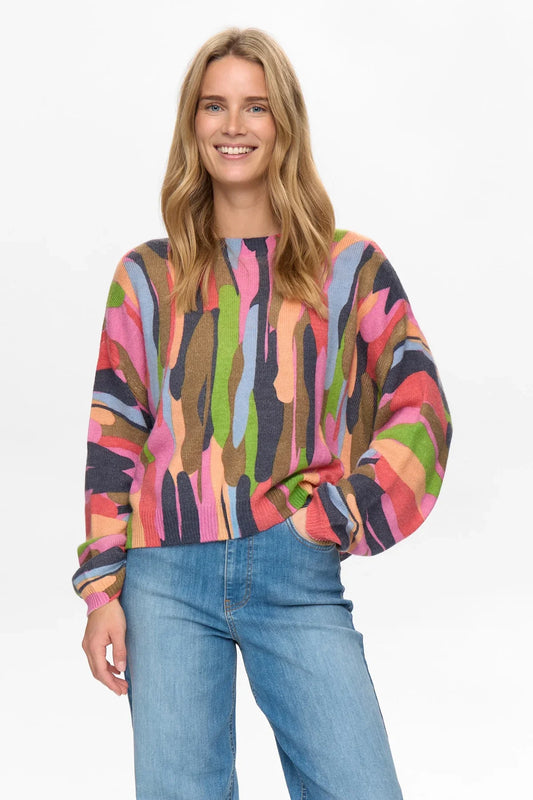 NUAMARA PULLOVER - Cayenne Rainbow Jumper