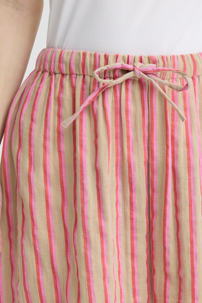 Iafoxa Skirt - Azalea Pink Stripe