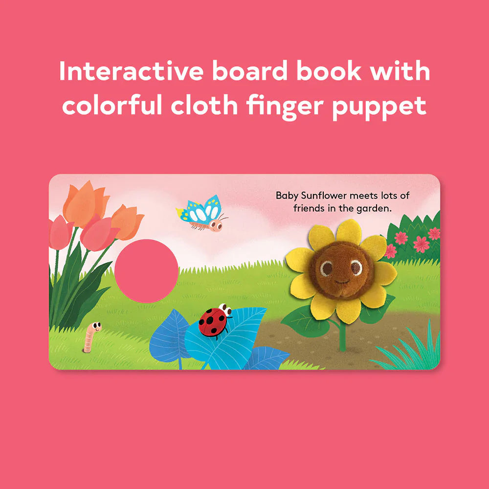 Baby Sunflower Finger Puppet Chunky Board Book