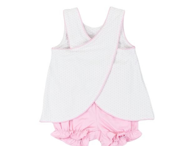 Classic Pink Dot Swing Back Set by Cypress Row
