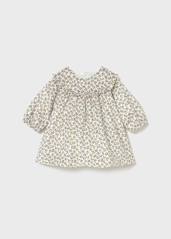 Printed Floral Velvet Dress by Mayoral
