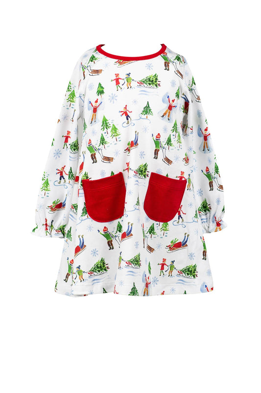Wonderland A-line Dress by the Proper Peony