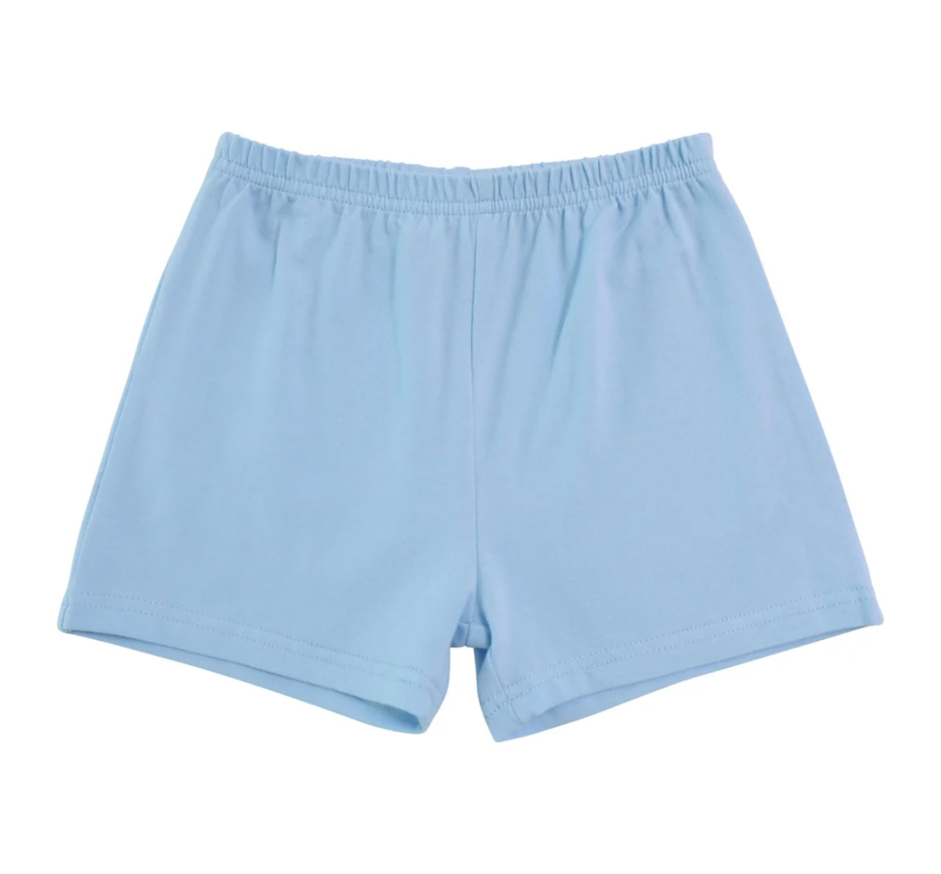 Boys Light Blue Knit Shorts