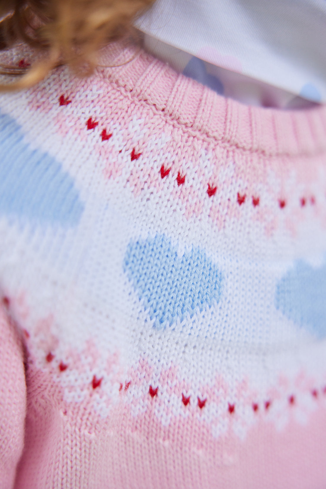 Hearts Fair Isle Sweater by Little English