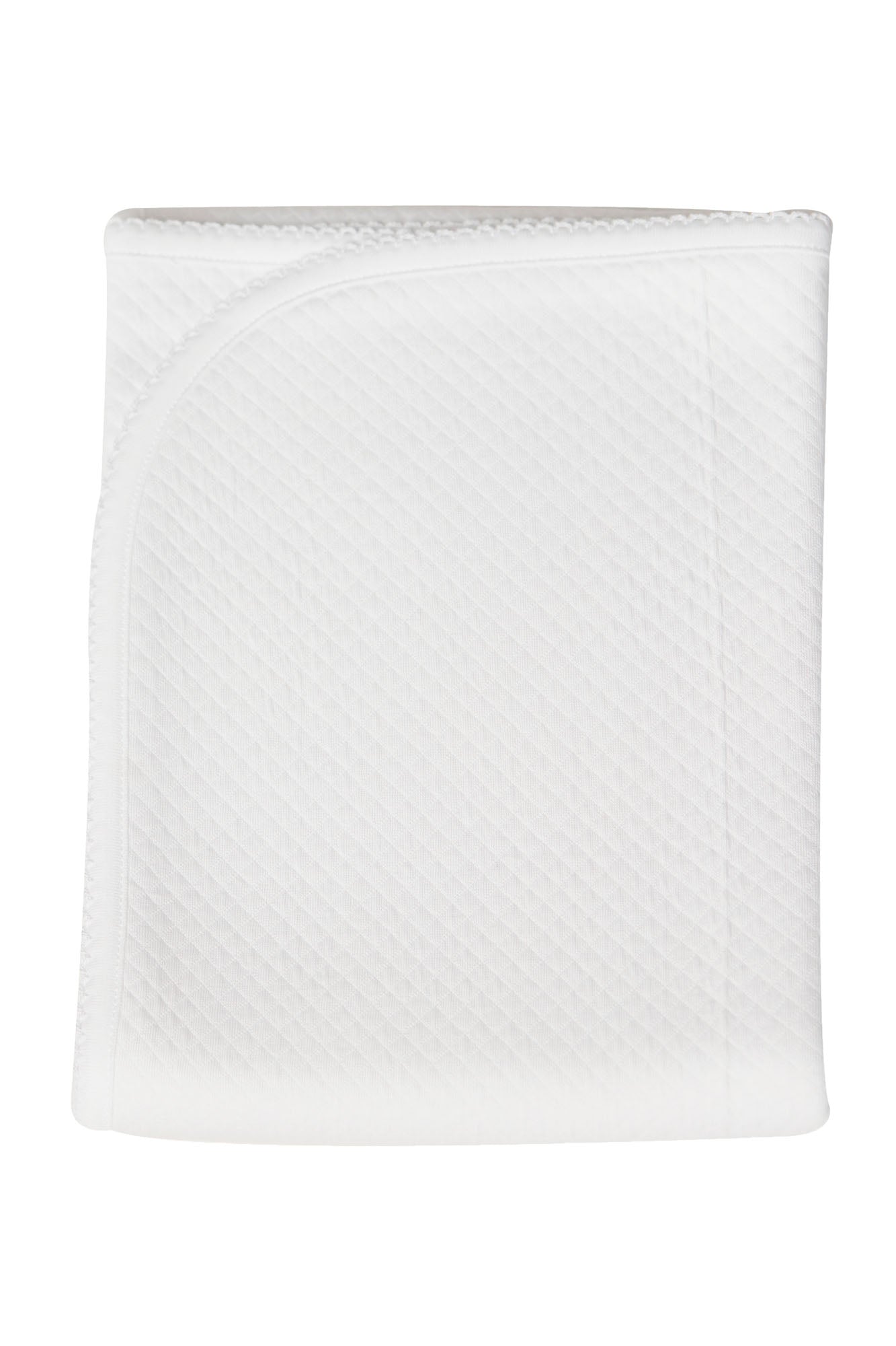 Milano White Blanket by Nella Pima