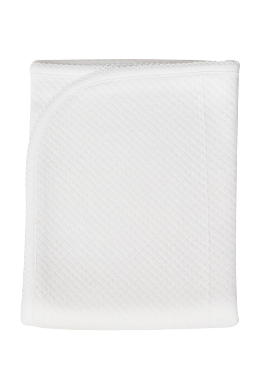 Milano White Blanket by Nella Pima