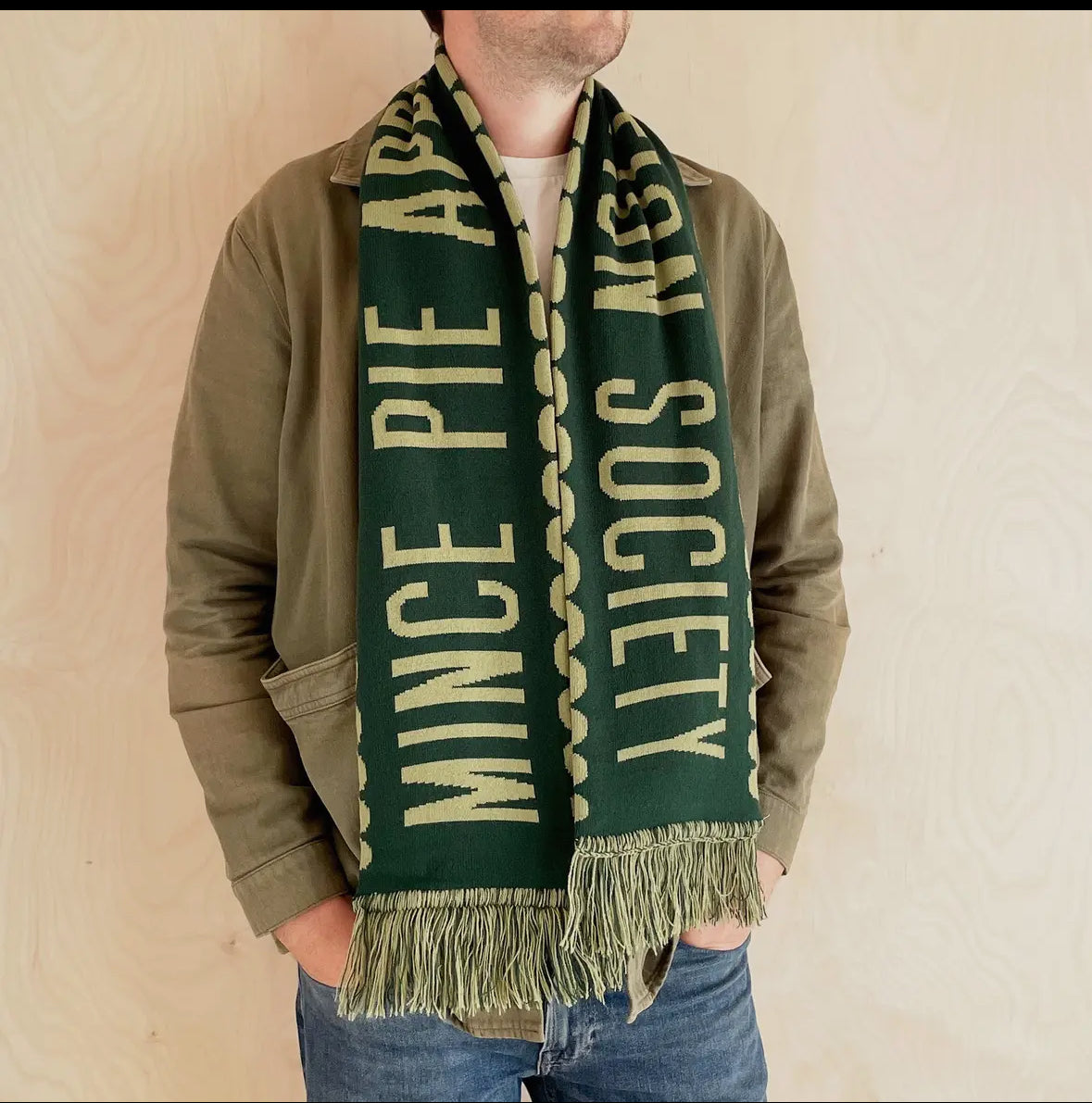 Mince Pie Appreciation Society Scarf