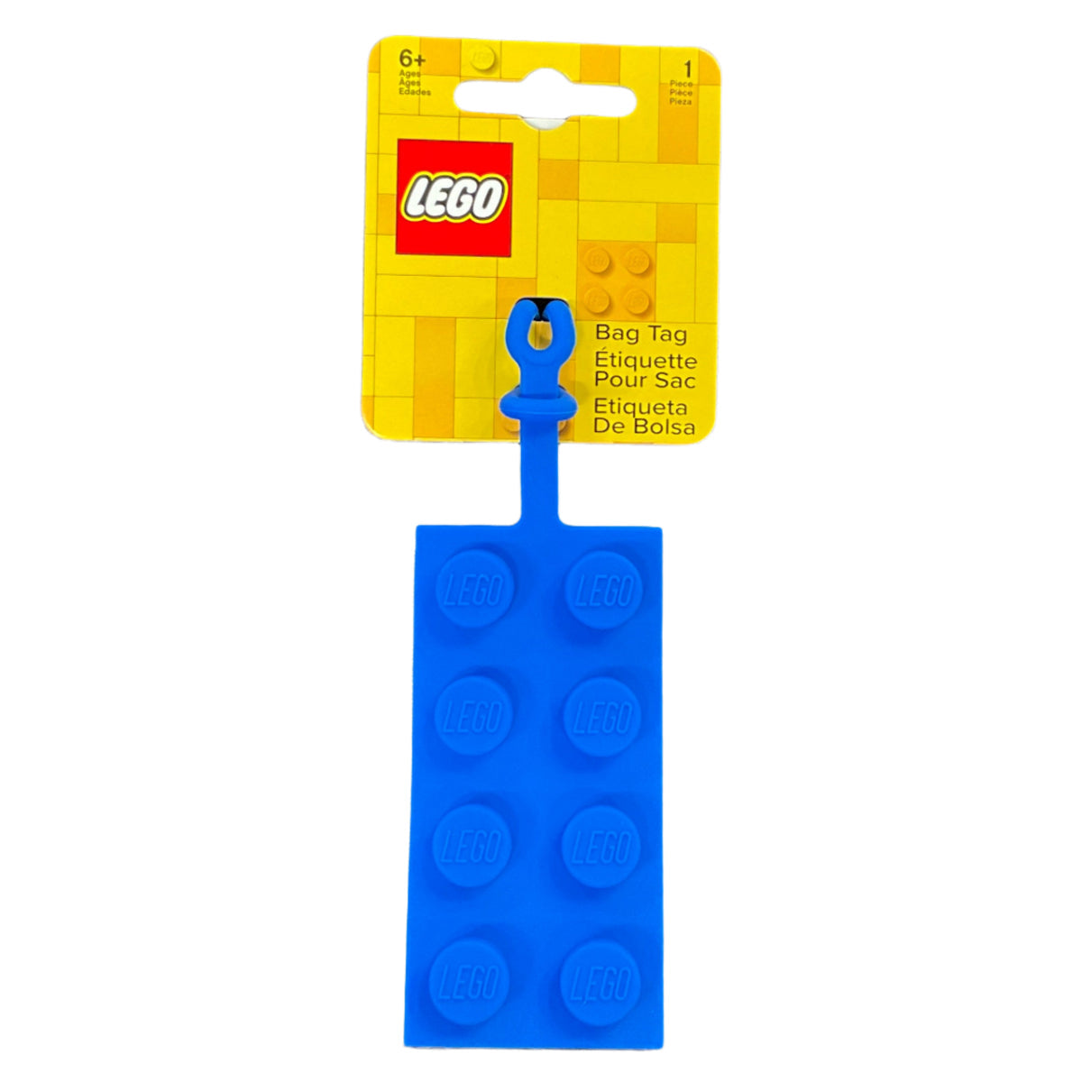 LEGO Silicone Bag Tag Blue 52001