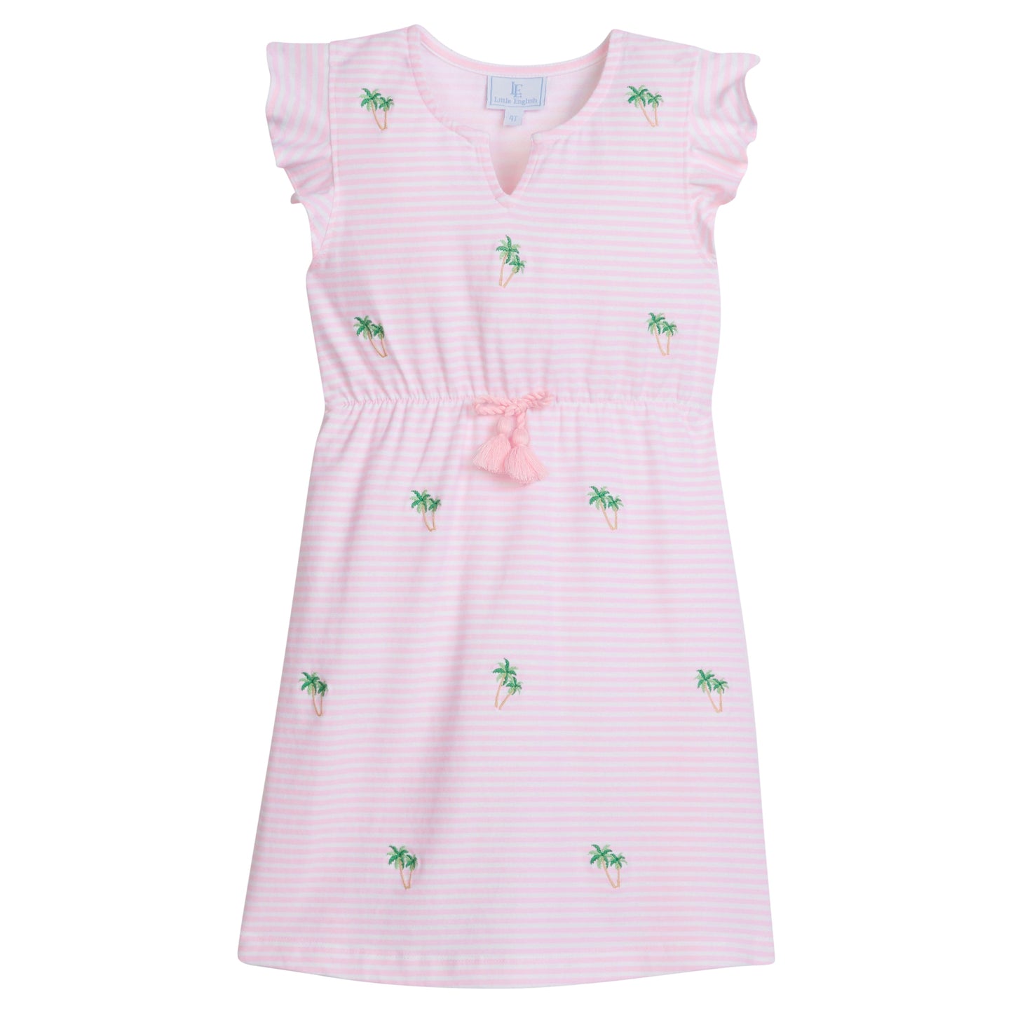 Embroidered Palm Tree Dress by Little English