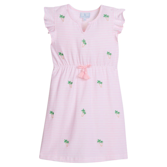 Embroidered Palm Tree Dress by Little English