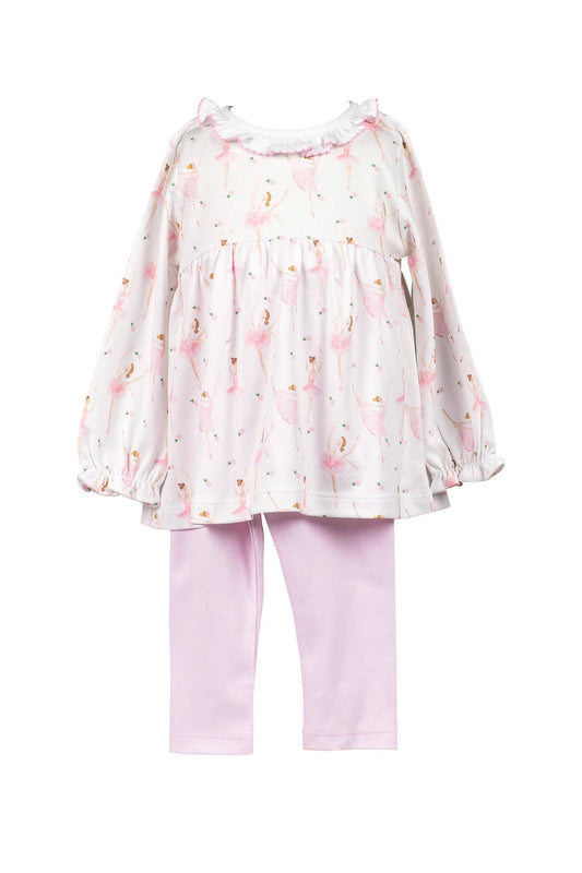Ballerinas L/S Tunic Set by the Proper Peony