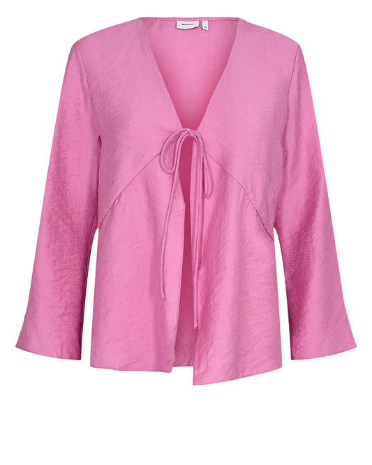 Nuroxanne Pink Tie Shirt