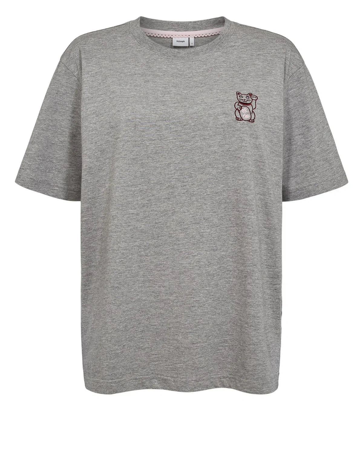 NUPRIMA OVERSIZE TEE - Medium Grey