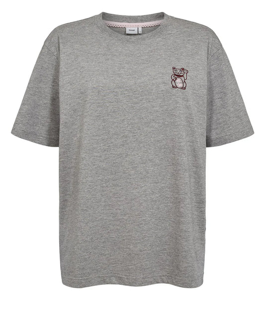 NUPRIMA OVERSIZE TEE - Medium Grey