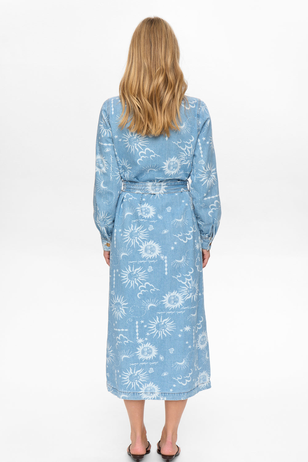 NUGISELLY DRESS- Light Denim Dress