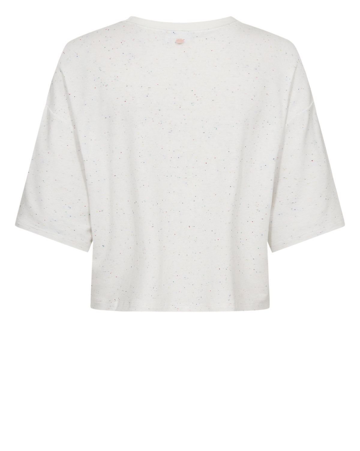 NUHUBANA T-SHIRT - Cloud dancer, colourful speck