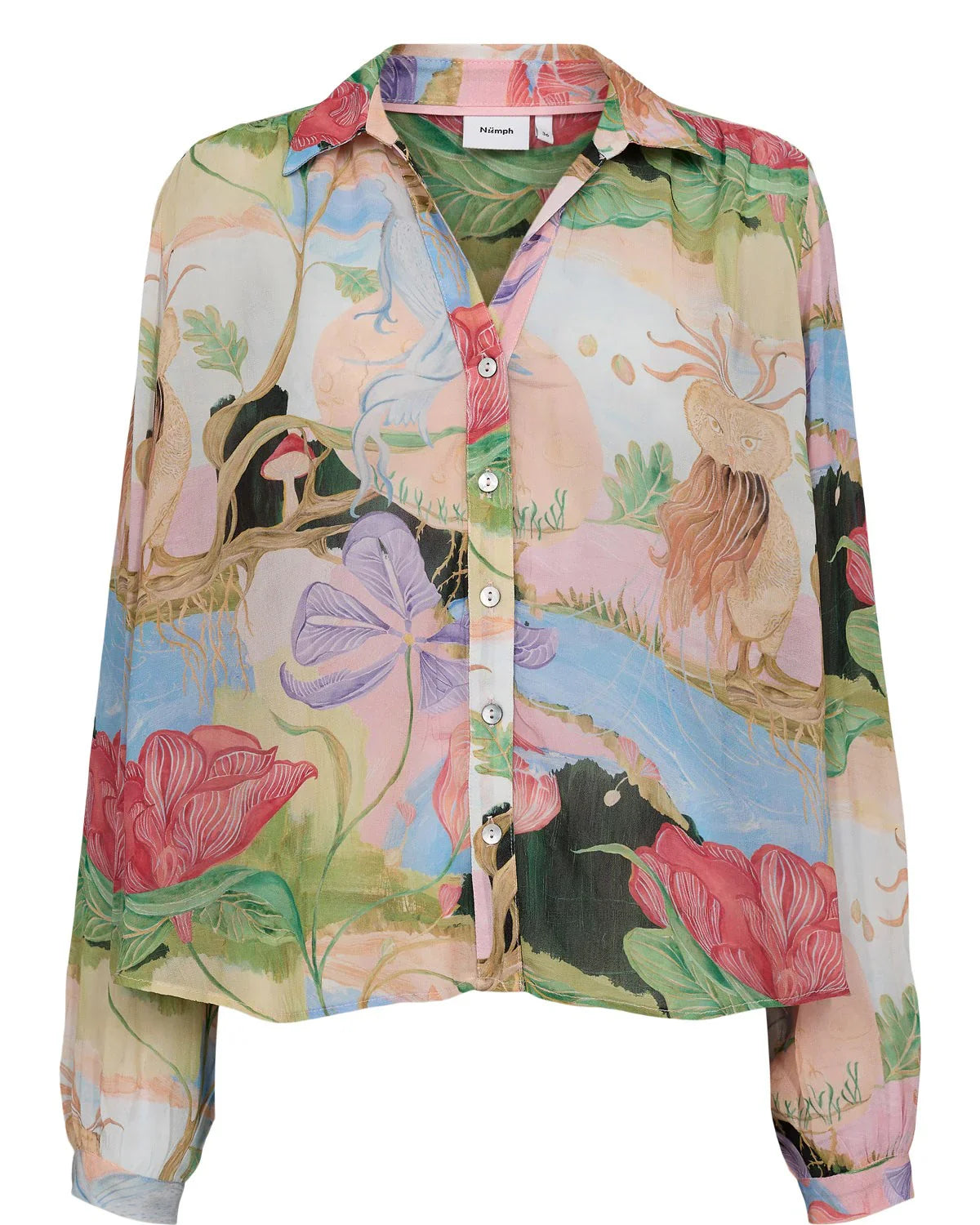 NUSHAILYN SHIRT - Airy Blue