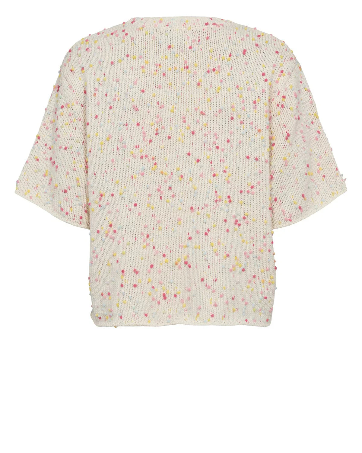 NUNEPSA SS PULLOVER - Pristine Pink Bobbles