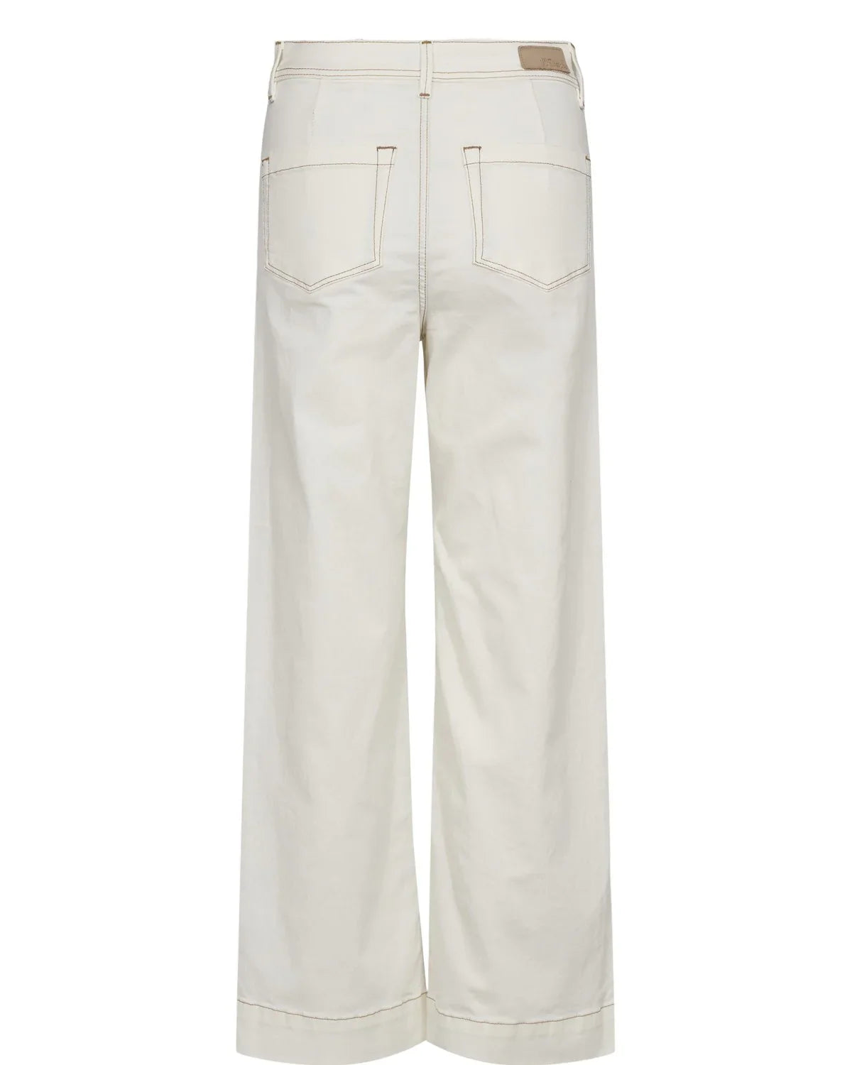 Nuparisan Cropped Twill Pants - Cloud Dancer