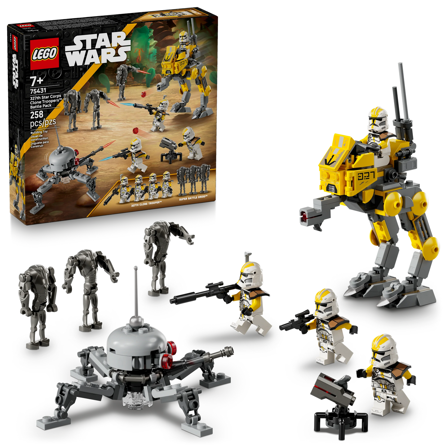 LEGO 327th Star Wars Star Corps Clone Troopers™ Battle Pack 75431 | Star Wars