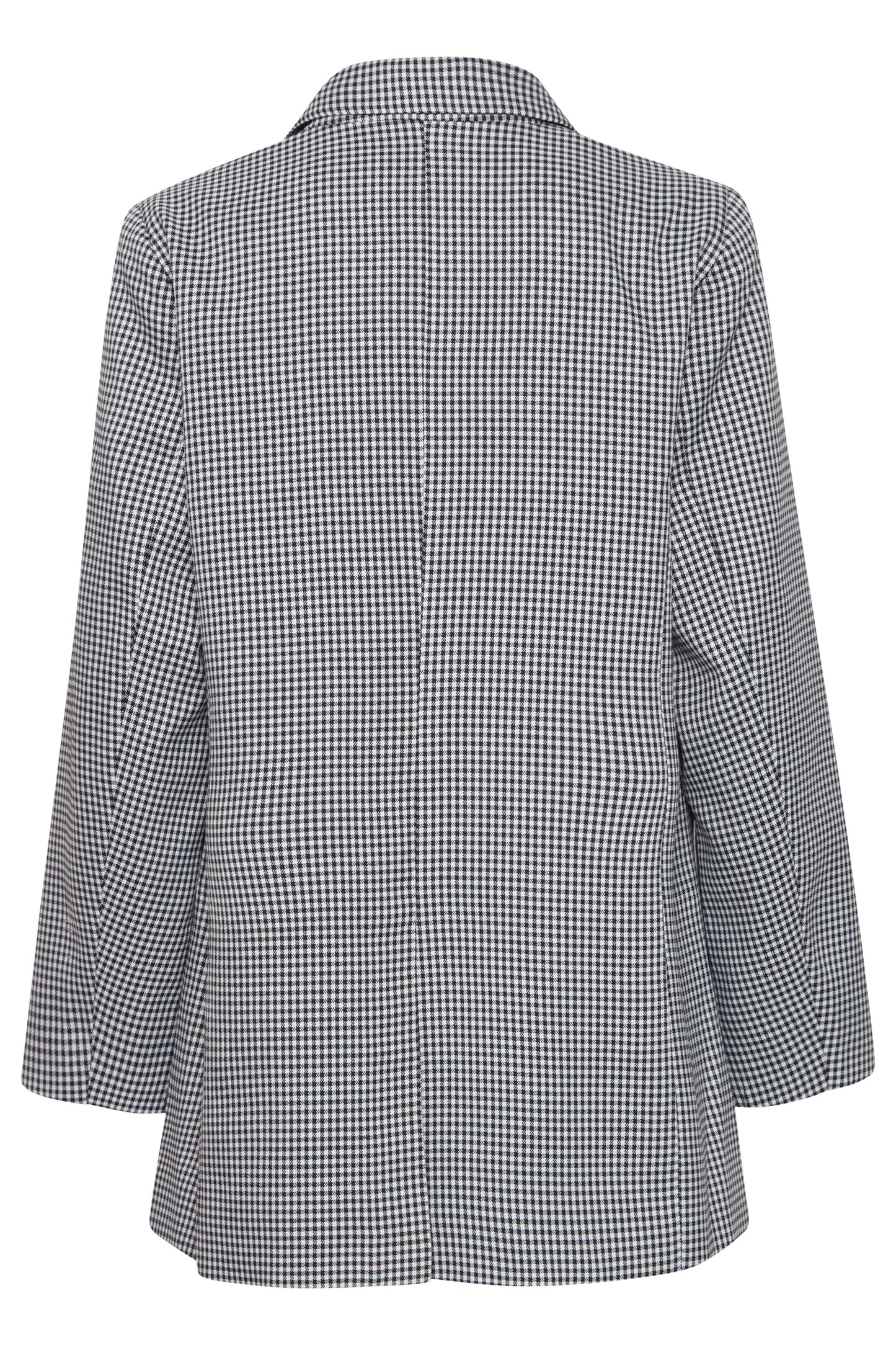 IxFrala Black and White Checked Blazer