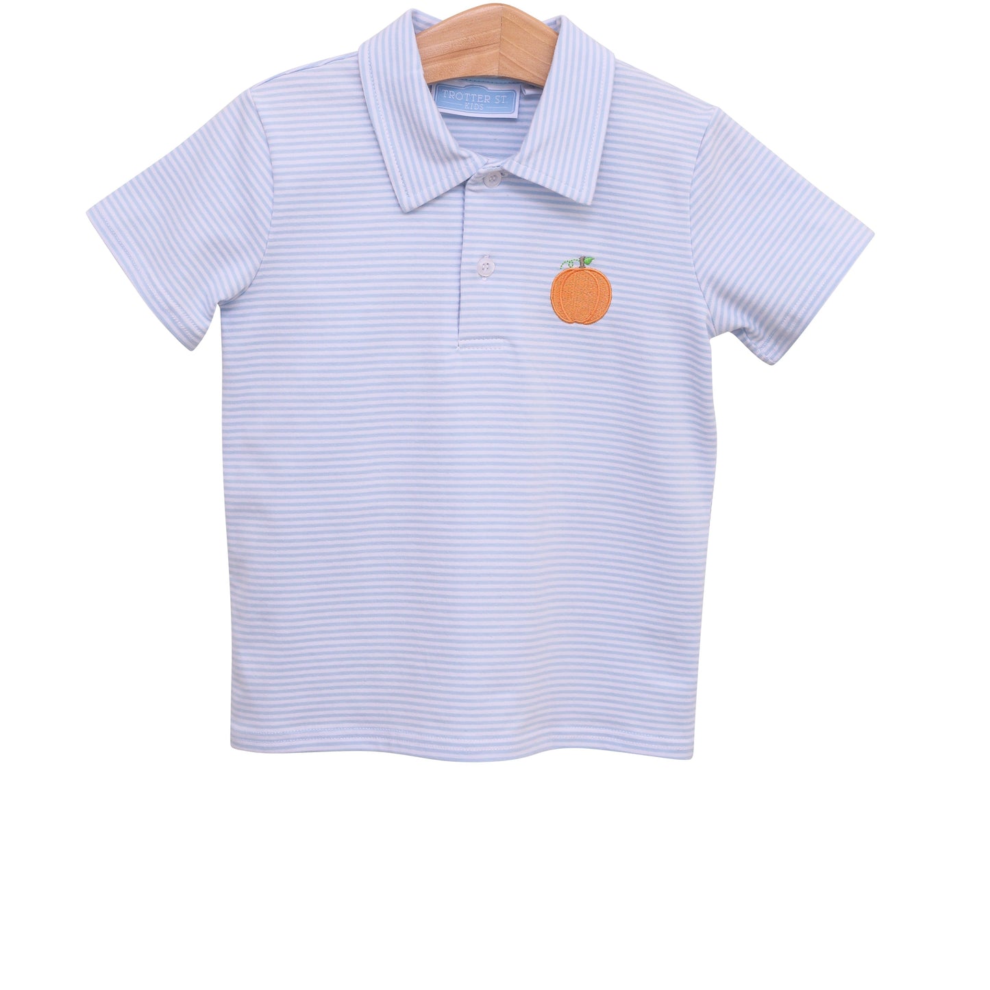 Short Sleeve Pumpkin Patch Polo by Trotter Street Kids