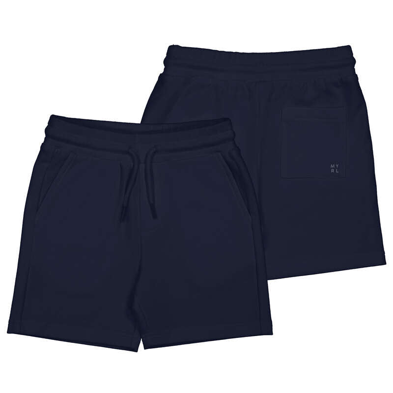 Boys Basic Fleece Shorts -Navy by Mayoral
