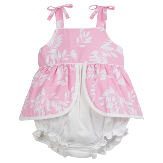 Etta Sunsuit-Pink Havana by Little English