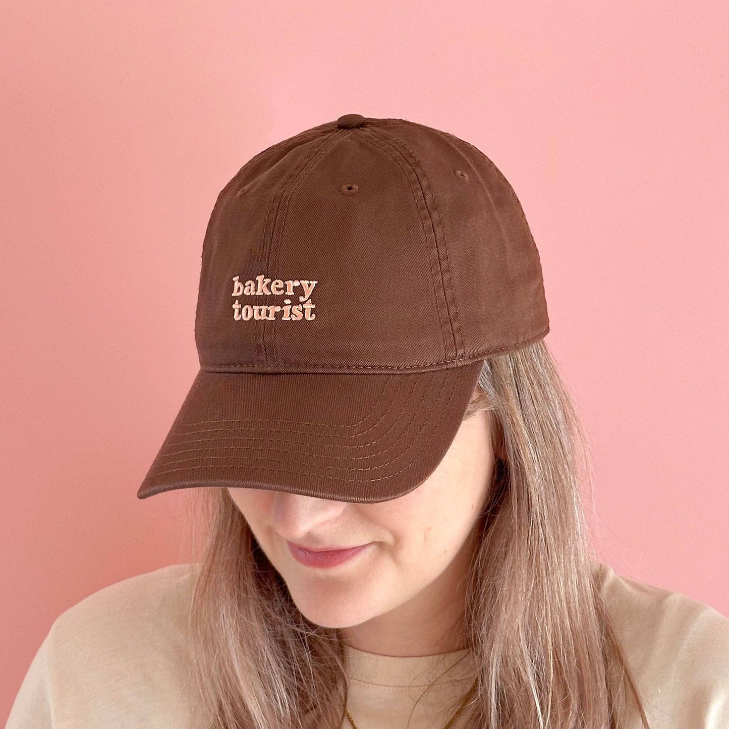 Bakery Tourist - Cotton Baseball Cap - Cocoa
