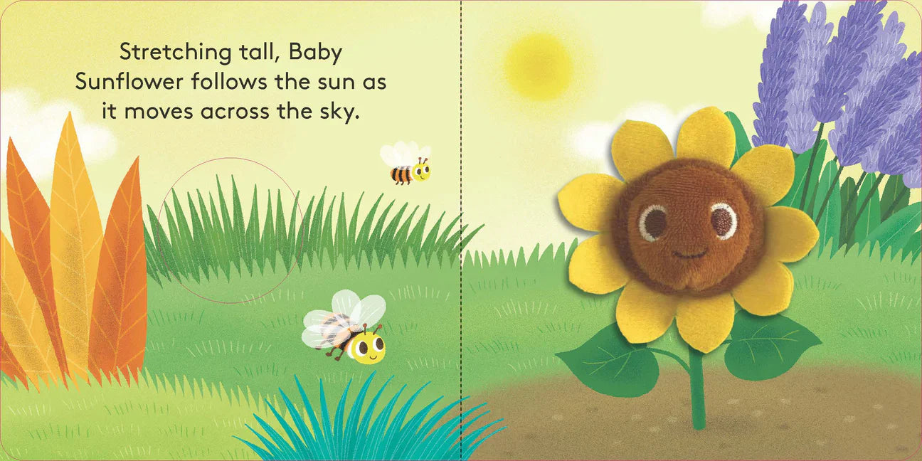 Baby Sunflower Finger Puppet Chunky Board Book