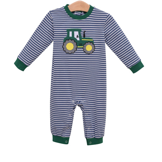 Tractor Romper by Trotter Street Kids