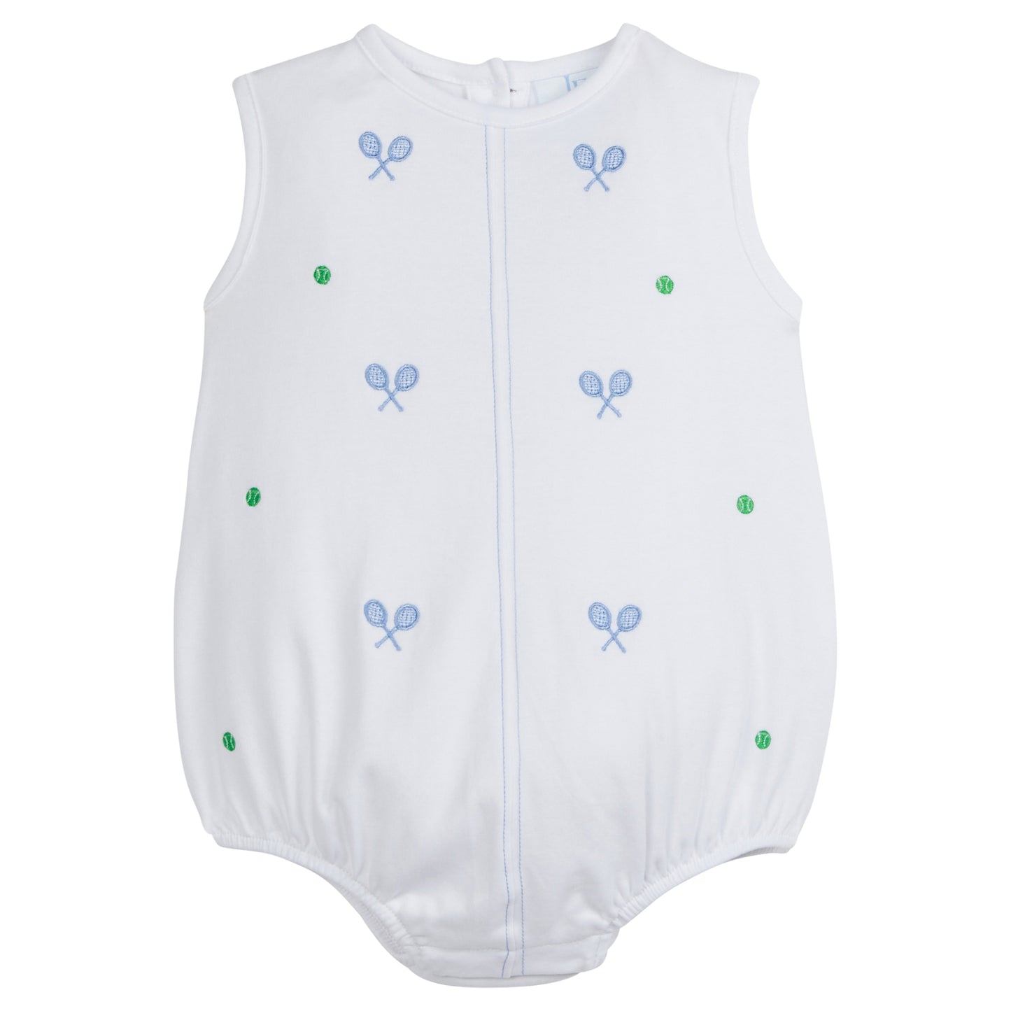 Embroidered Bubble Blue Tennis by Little English