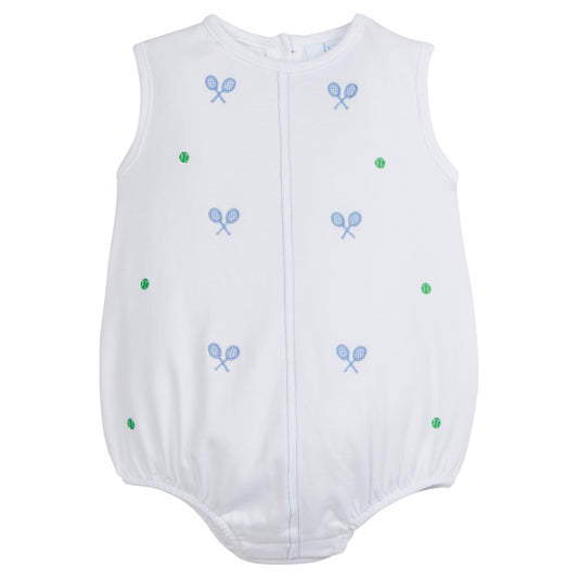 Embroidered Bubble Blue Tennis by Little English
