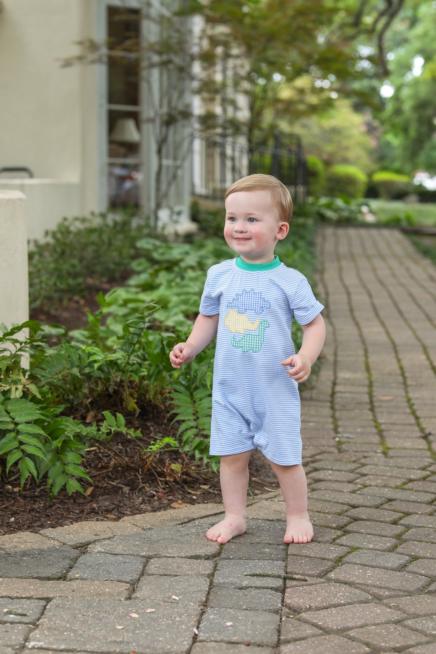 Dinosaur Romper by Trotter Street Kids