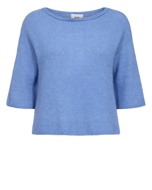 NURIETTE PLEAT BACK JUMPER - Provence, Light Blue