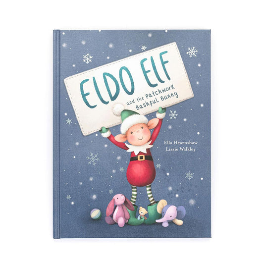 Eldo Elf and the Patchwork Bunny Book by Jellycat