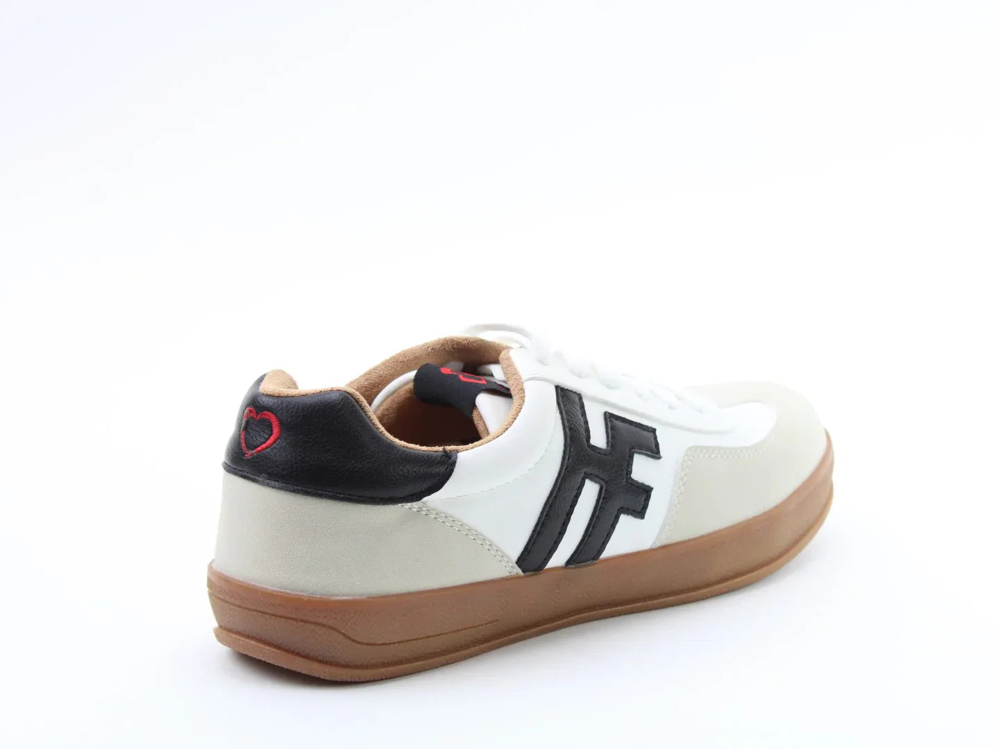 Madison White/Beige/Black Trainers