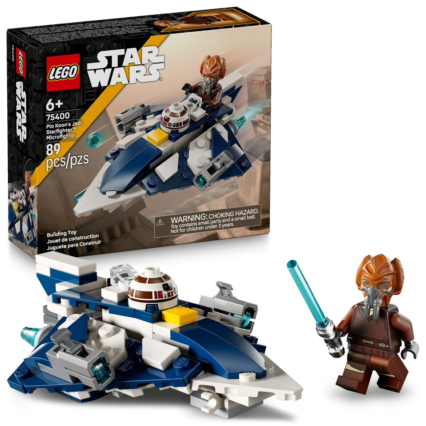 LEGO Plo Koon's Jedi Starfighter Microfighter 75400 | Star Wars