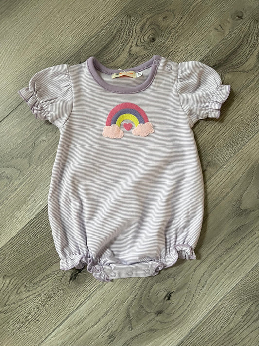 Lavender Stripe Rainbow Bubble by Luigi Kids