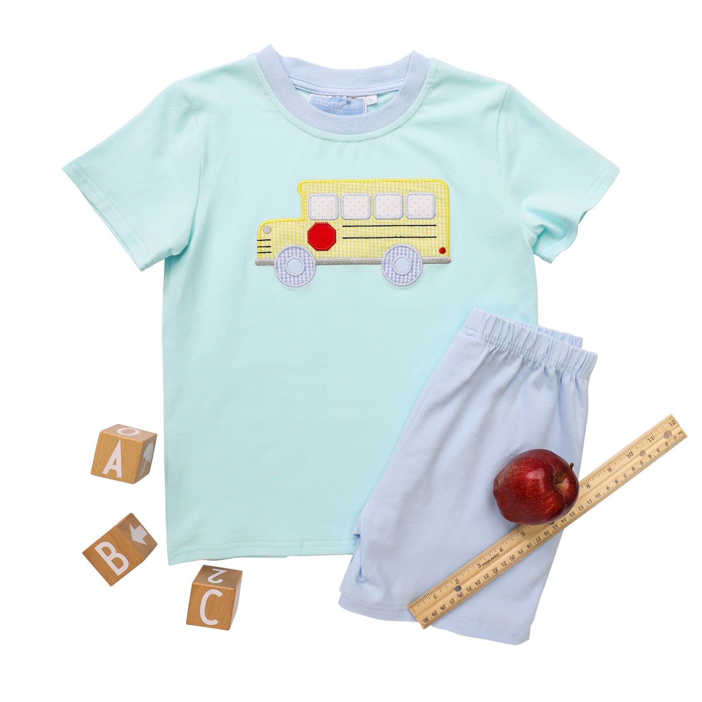 Bus Short Set for Boys by Trotter Street Kids