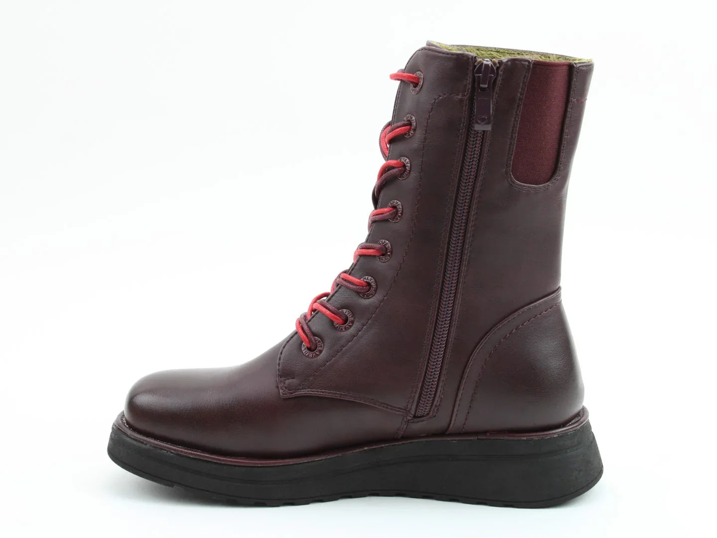 Martina Boots - Burgundy Rose